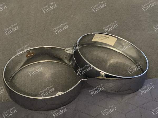 Cerclages chromés pour phares boules - ALPINE A110 - 2