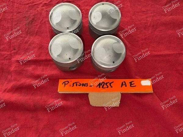 Set of 4 pistons 1255 - RENAULT 8 (R8) - 1