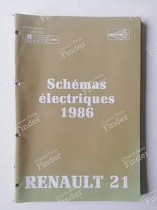 Schémas électriques - N.T. 8018 - RENAULT 21 (R21)