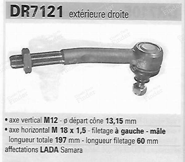 Kugelgelenk für äußere Lenkung rechts - LADA Samara / Sagona / Natacha - QR2274S- 2