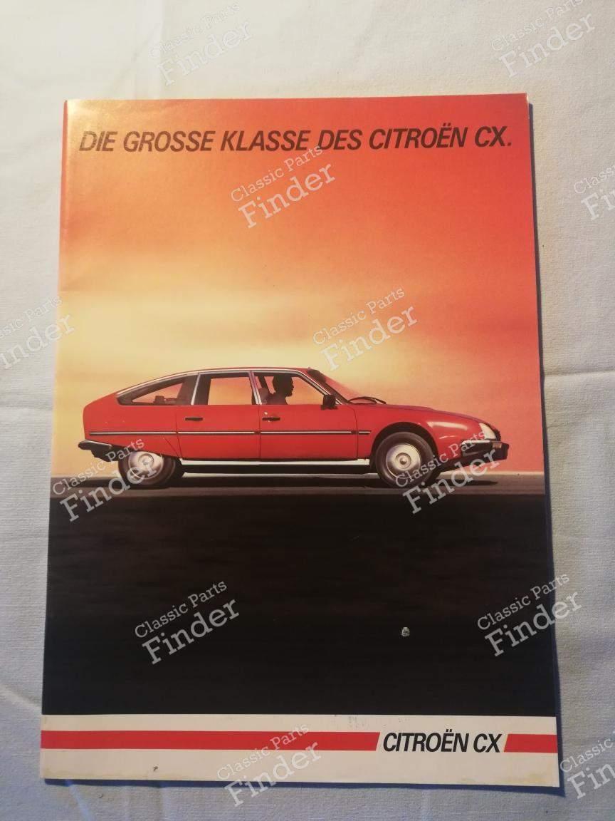 Leaflet Citroën CX - CITROËN CX