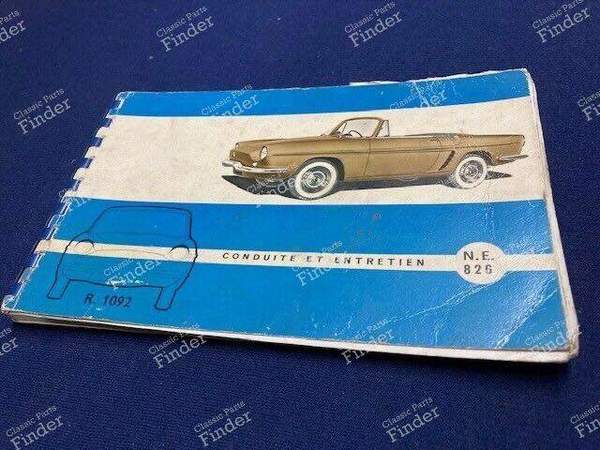 Bordbuch für das Modell 'Florida - RENAULT Floride/Caravelle - N.E. 826- 0