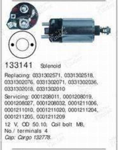 Bosch magnetic switch - AUDI 80 (B1) - 0331302076-576 / 12 41 1 304 470- 6