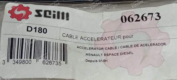 Câble accélérateur - RENAULT Espace II - 062673- 3