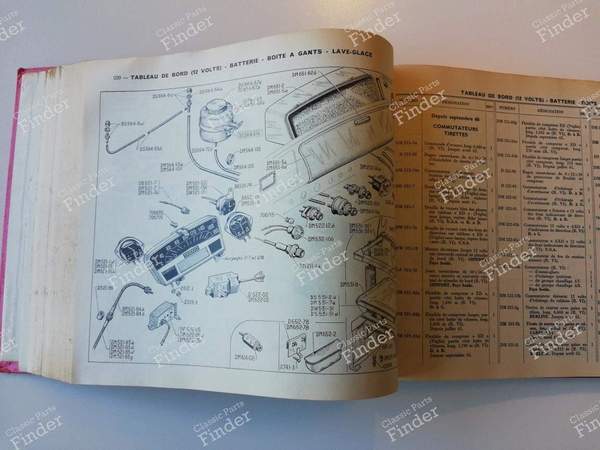 Spare parts catalog for ID 19 sedan - CITROËN DS / ID - # 470- 5