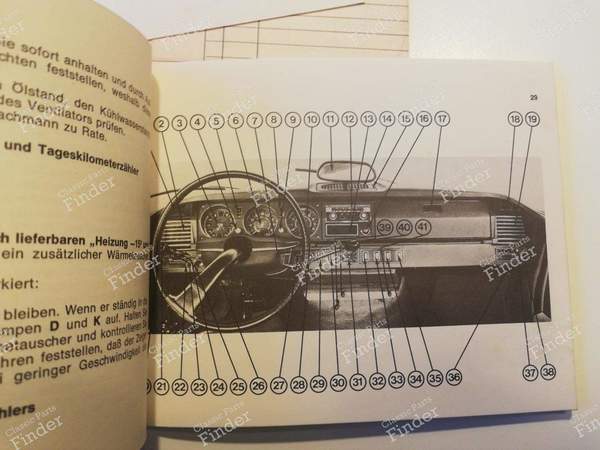 Manuel de Bord DS 20M & 21M - CITROËN DS / ID - DJ-DL- 9