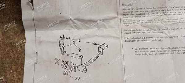 Towing hook for Espace 1 - RENAULT Espace I - ATNOR- 4