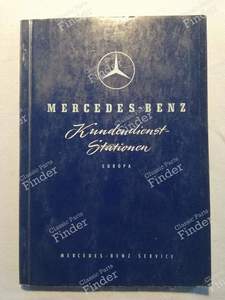 Fahrtenbuch für autorisierte Mercedes-Tankstellen - MERCEDES BENZ 219 & 220 (W105 / W128 / W180) (Großen Ponton)