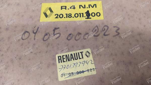 Radiator for Renault R4 4L, Billancourt engine. In copper. - RENAULT 4 / 3 / F (R4) - 7701393942 / 201801100- 6