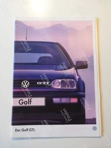 Golf 3 GTI commercial brochure - VOLKSWAGEN (VW) Golf III / Vento / Jetta