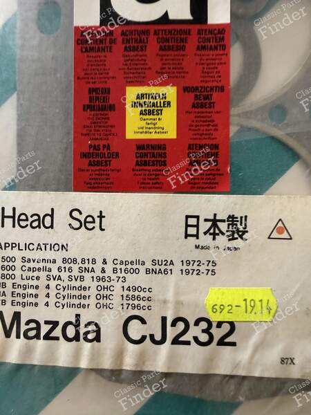 Cylinder head gasket set - MAZDA Luce - CJ232- 1