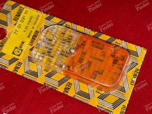 Left turn signal / pilot light cap - RENAULT 4 / 3 / F (R4) - 2076A / 7701021111- thumb-2