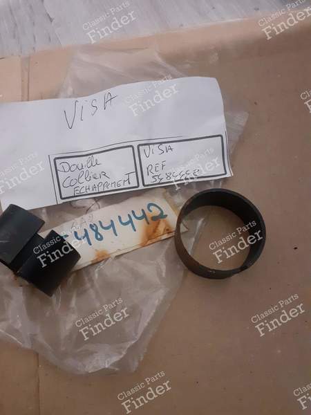 Rear exhaust clamping ring - Visa, LNA... - CITROËN Visa / C15 - 5484442- 1