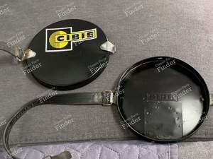 Caches Cibié noirs métal pour 'Oscars' - ALPINE A110 - thumb-1