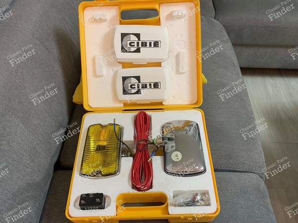 'Cibié 35 Iode' Chrome Fog Light Kit - RENAULT 5 / 7 (R5 / Siete) - SAE 02- 1