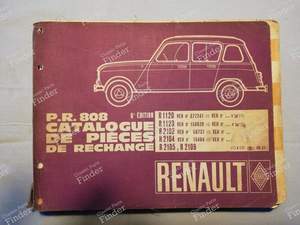 P.R. 808 - Catalogue de pièces détachées pour RENAULT 4 / 3 / F (R4)