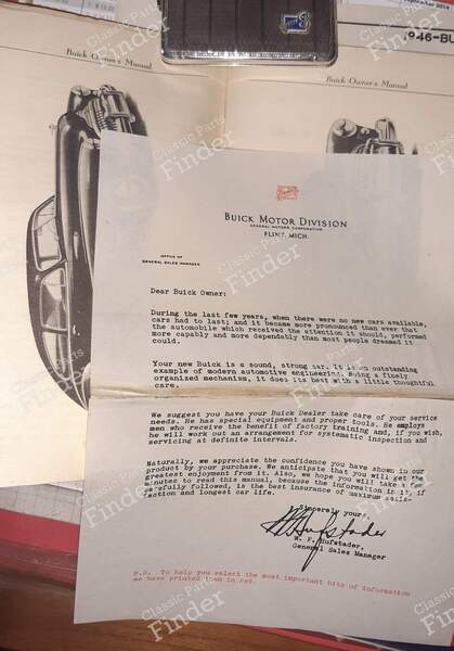Various logbooks - 1946 to 1948 - BUICK Roadmaster - 6