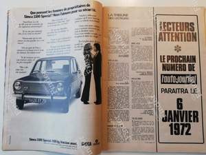 The Auto-Journal - #25 (December 1971) - RENAULT 5 / 7 (R5 / Siete) - #25- thumb-3