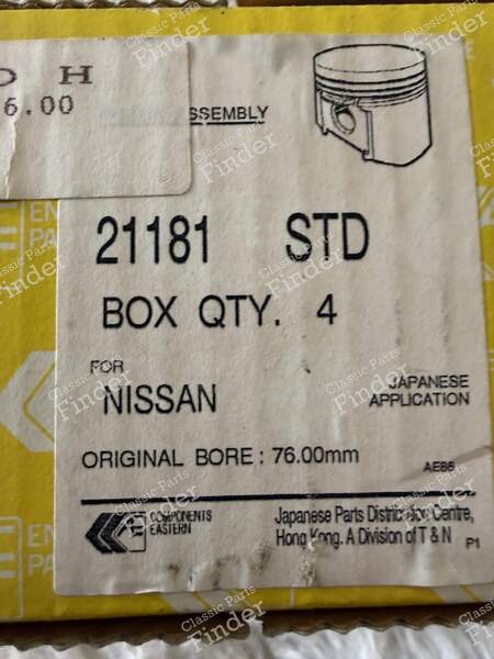 Set of pistons standard size - NISSAN Cherry / Pulsar (N12) - 21181 / 6232326- 1