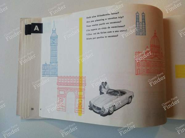 Service manual - MERCEDES BENZ 300 SL (W198) - KD1004 958 /- 6