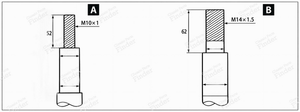 Paar Stoßdämpfer vorne - ALFA ROMEO 164 - 9