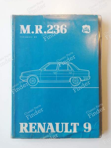 Repair manual - R9 (M.R. 236) - RENAULT 9 / Alliance / Broadway / 11 / Encore (R9 / R11) - 7701448453- 0