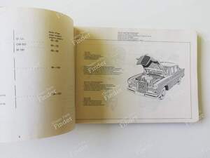 Ersatzteilhandbuch – „Katalog B“ 1967 - MERCEDES BENZ W110 - 12118- thumb-2