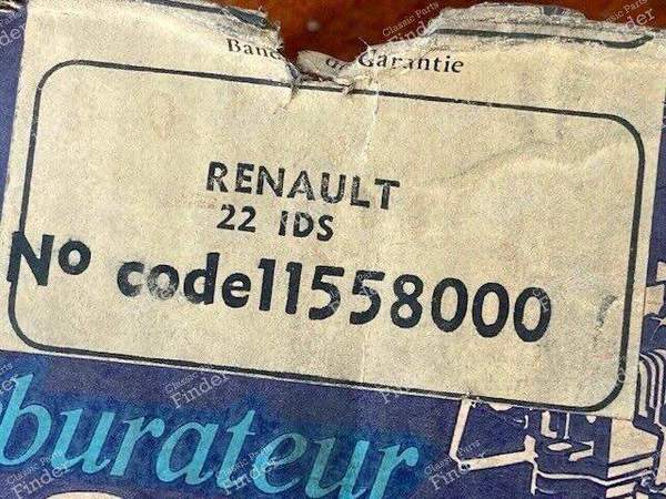 SOLEX 22 IDS carburetor - RENAULT 4 / 3 / F (R4) - 22 IDS / 11558000 / 0854985500- 5