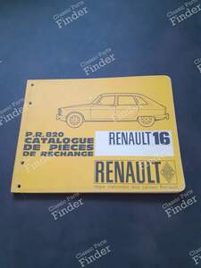 Spare Parts Catalog - RENAULT 16 (R16) - PR820- thumb-0