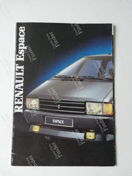 Espace 1 sales brochure - RENAULT Espace I - 0