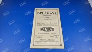 Rare advertising brochure - DELAHAYE Type 134