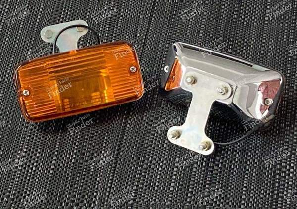 2 Cibié amber reversing lights for Peugeot 304 Coupé/Cabriolet, Alpine, DS... - PEUGEOT 204 - 12.06.A- 1