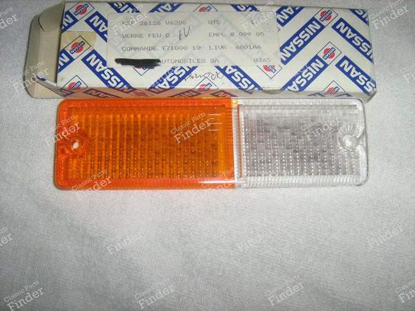 Left front turn signal glass - NISSAN Cedric / Gloria / 300C (Y30) - 26126V6200