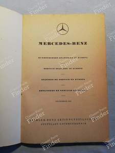 Fahrtenbuch für autorisierte Mercedes-Tankstellen - MERCEDES BENZ 219 & 220 (W105 / W128 / W180) (Großen Ponton) - thumb-1