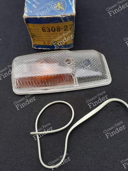 Cabochon de feu clignotant / veilleuse avant droit - PEUGEOT 204 - 6308.27- 0