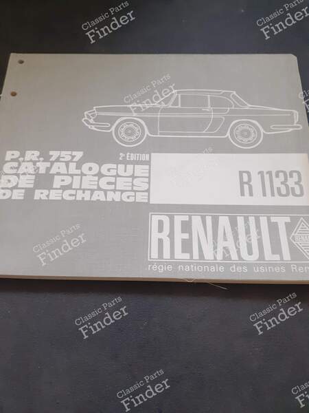 Ersatzteilkataloge - RENAULT Floride / Caravelle - PR705 / PR757- 1