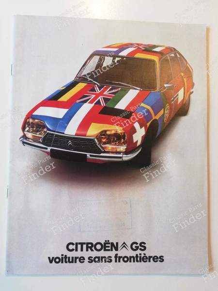 Werbebroschüre - CITROËN GS / GSA - 1.72- 0