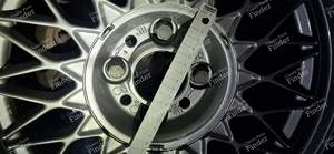 Set of 4 hub caps for BBS rims - BMW 3 (E30) - Equiv. 36132225376- thumb-6