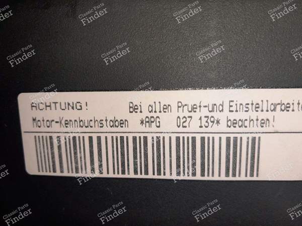 ENGINE TYPE APG 1.8 20V 125 HP - AUDI A3 (8L) - APG- 1