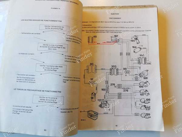 M.R. 212 for R20 & R30 - RENAULT 20 / 30 (R20 / R30) - 7701444870- 5