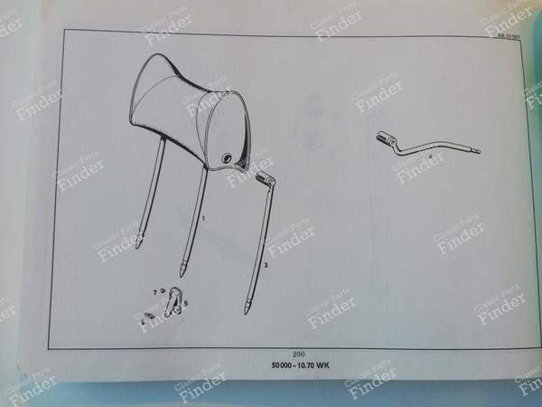 Spare parts manual - 'Catalog C - MERCEDES BENZ /8 (W114 / W115) - 12178 / 50000-10.70 WK- 8