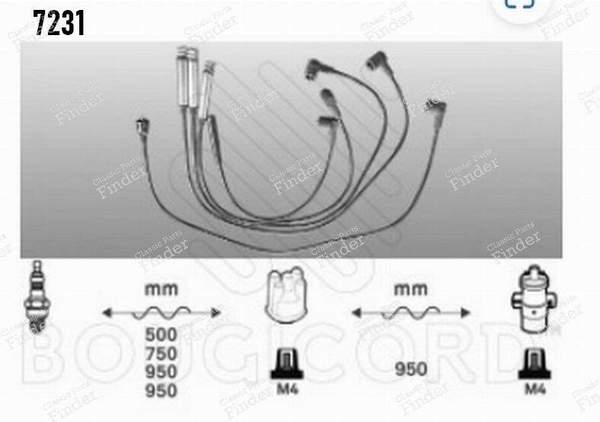 Ignition wire harness - OPEL Omega / Senator (A) - 636566- 1