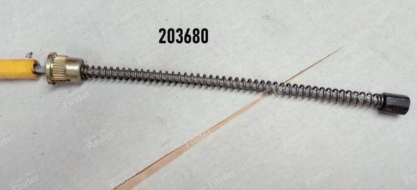 Pair of secondary handbrake cables - PEUGEOT 305 - 203680- 1