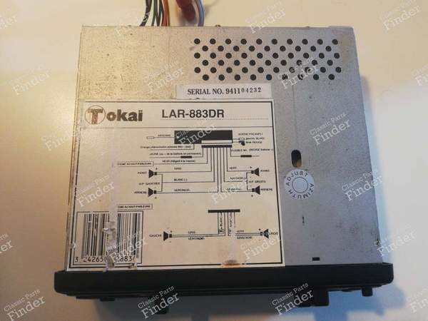 Tokaï cassette car radio - RDS - Removable front panel - CITROËN AX - LAR - 883DR- 6