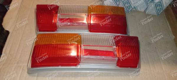 Pair of rear light lenses - Phase 2 - SIMCA-CHRYSLER-TALBOT 1100 / 1204 / VF - 1434/M y 1435/M- 2