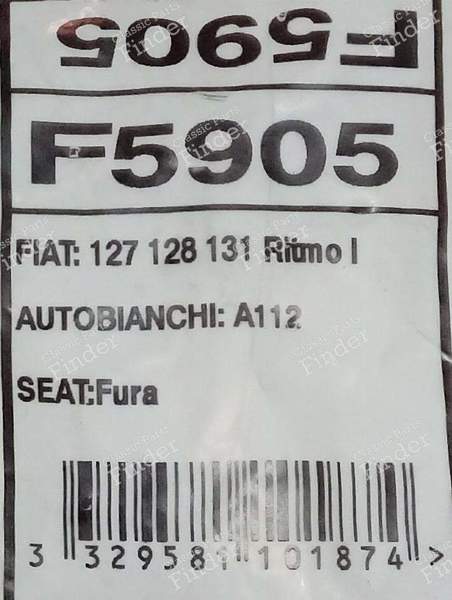 Ein Paar Schläuche vorne oder hinten rechts und links - FIAT 127 / 147 / Fiorino - F5905- 2