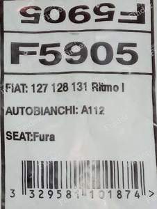 Paire de flexibles avant ou arriere droite et gauche - FIAT 127 / 147 / Fiorino - F5905- thumb-2