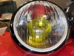 Pair of curved headlamps, H4 mounting - PEUGEOT 203 - ABTP 437- thumb-3