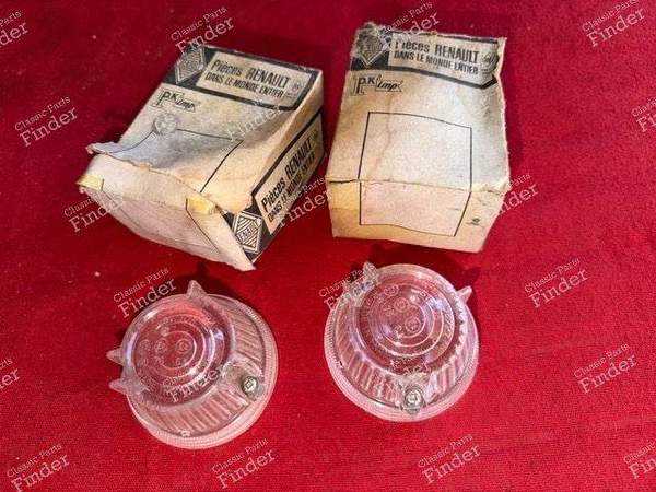 Pair of turn signal studs - RENAULT 4 / 3 / F (R4) - 6727 / 51105- 0