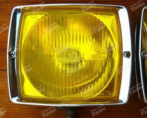 Paire de phares antibrouillard rectangulaires jaunes Bosch 4583 classiques - MERCEDES BENZ SL (R107) - 4583- 1